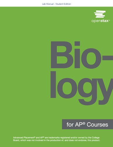 College Biology For Ap Courses Lab Manual By Openstax Student Version 1st Edition Openstax