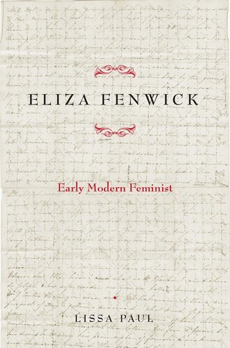 Eliza Fenwick Early Modern Feminist Lissa Paul