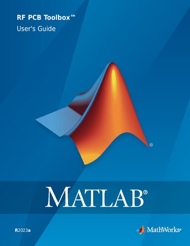 Matlab Rf Pcb Toolbox Users Guide Mathworks