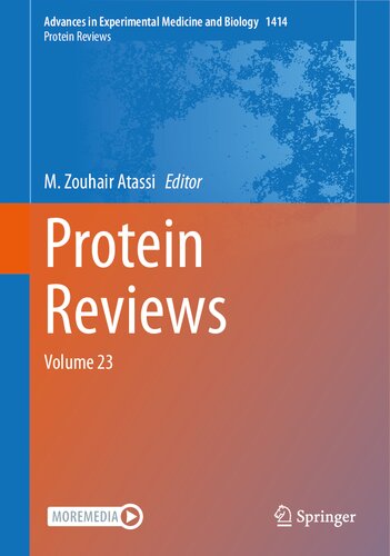 Protein Reviews Volume 23 M Zouhair Atassi Ed