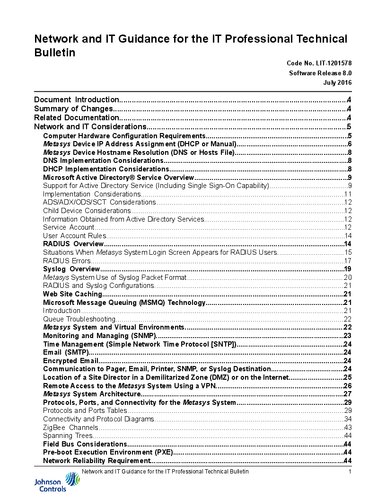 Network And It Guidance For The It Professional Technical Bulletin Coll
