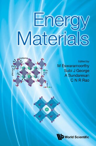 Energy Materials M Eswaramoorthy Subi J George A Sundaresan