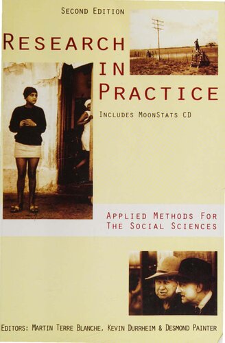 Research In Practice Applied Methods For The Social Sciences 2nd Edition Martin Terre Blanche Editor