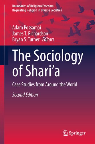 The Sociology Of Sharia Case Studies From Around The World 2nd Edition Adam Possamai