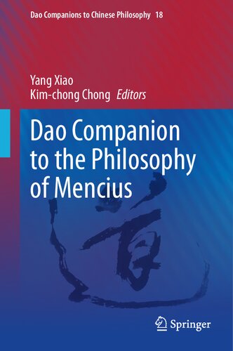 Dao Companion To The Philosophy Of Mencius Yang Xiao Kimchong Chong