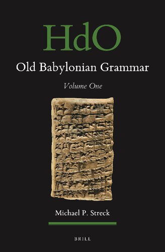 Old Babylonian Grammar Michael P Streck