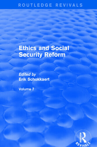 Ethics And Social Security Reform Taylor Francis Group