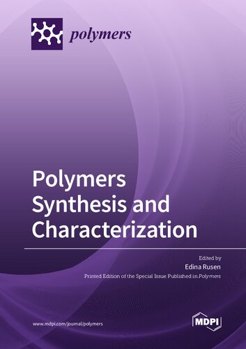 Polymers Synthesis And Characterization Rusen E Ed