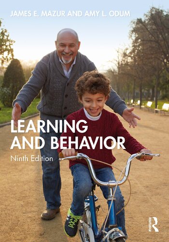 Learning And Behavior 9th Edition James E Mazur Amy L Odum