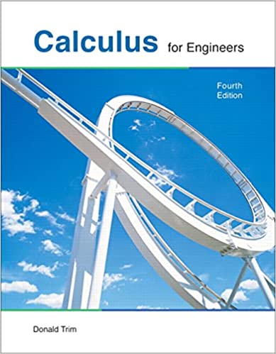 Calculus For Engineers 4th Edition Donald W Trim
