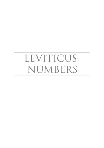 Leviticusnumbers Smyth Helwys Bible Commentary Harcdr Lloyd R Bailey