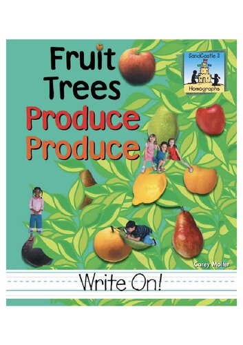 Fruit Trees Produce Produce Homographs Carey Molter