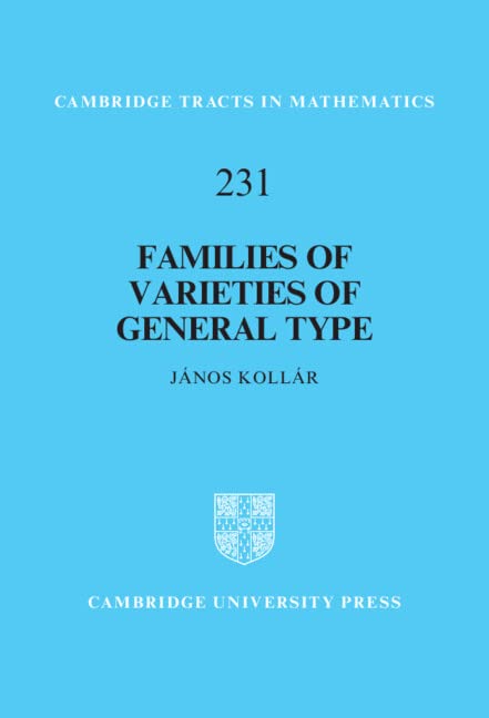 Families Of Varieties Of General Type Jnos Kollr