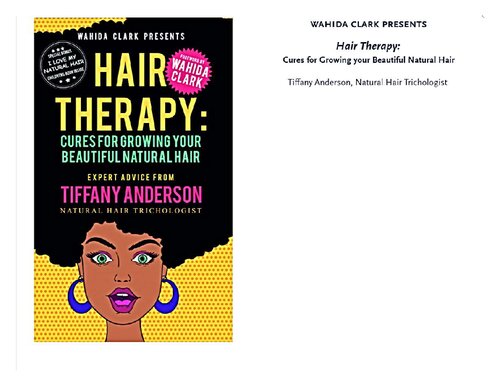 Hair Therapy Cures For Growing Your Beautiful Natural Hair Illustrated Tiffany Anderson