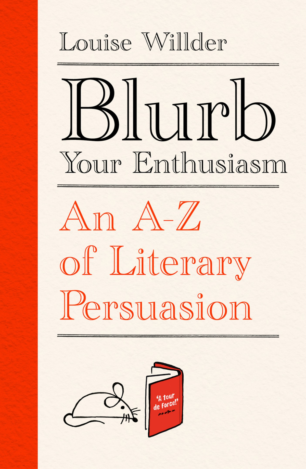 Blurb Your Enthusiasm Louise Willder