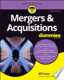 Mergers Acquisitions For Dummies 2nd Bill R Snow