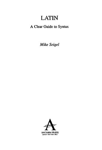 Latin 1st Edition Mike Seigel
