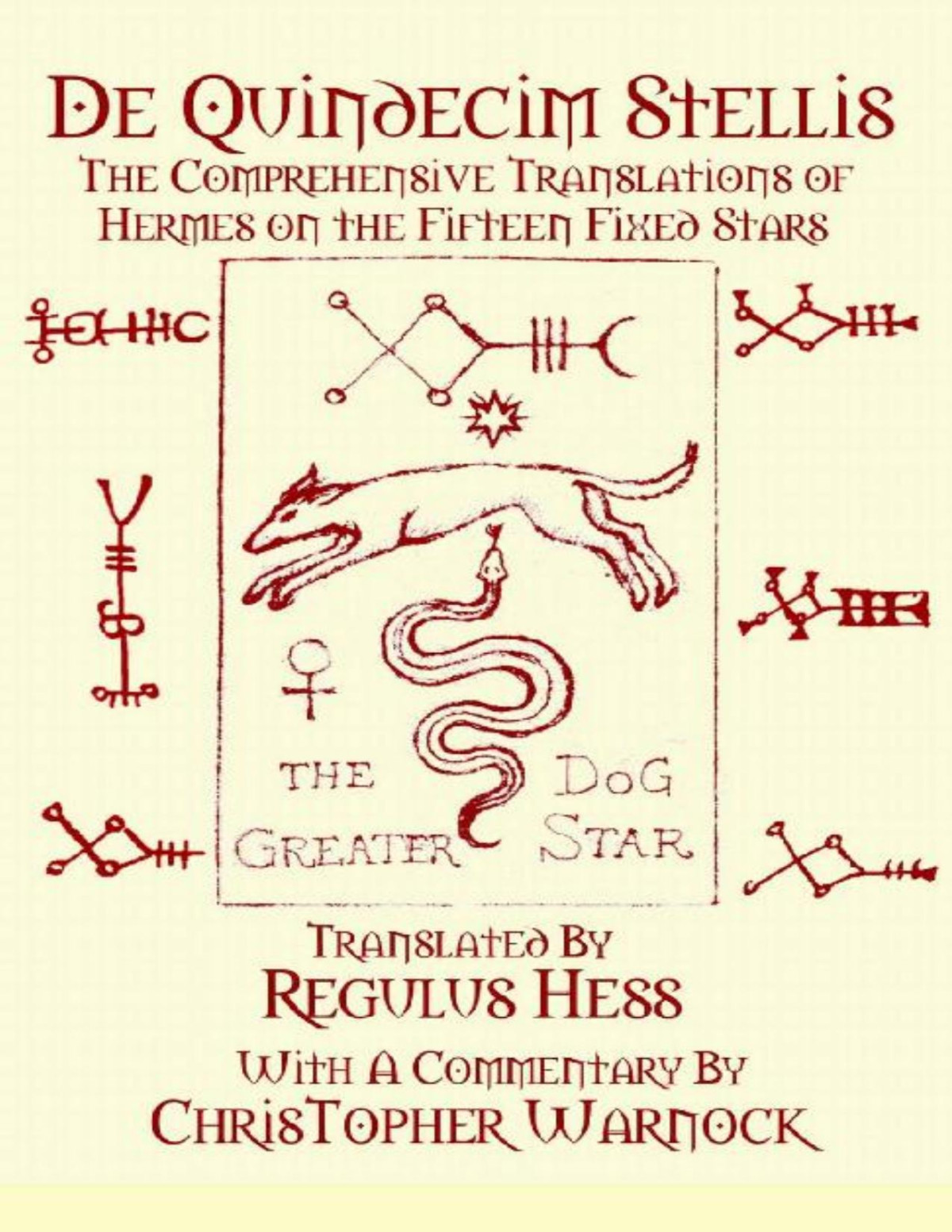 De Quindecim Stellis Regulus Hess Christopher Warnock