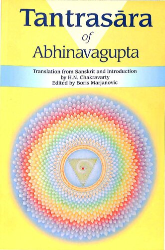 Tantrasra Of Abhinavagupta Abhinavagupta Rjnaka
