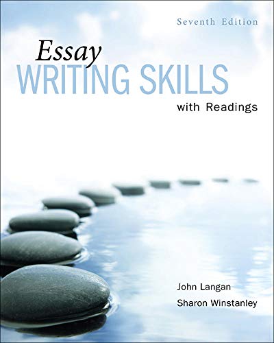 Essay Writing Skills With Readings Langan John Winstanley Sharon
