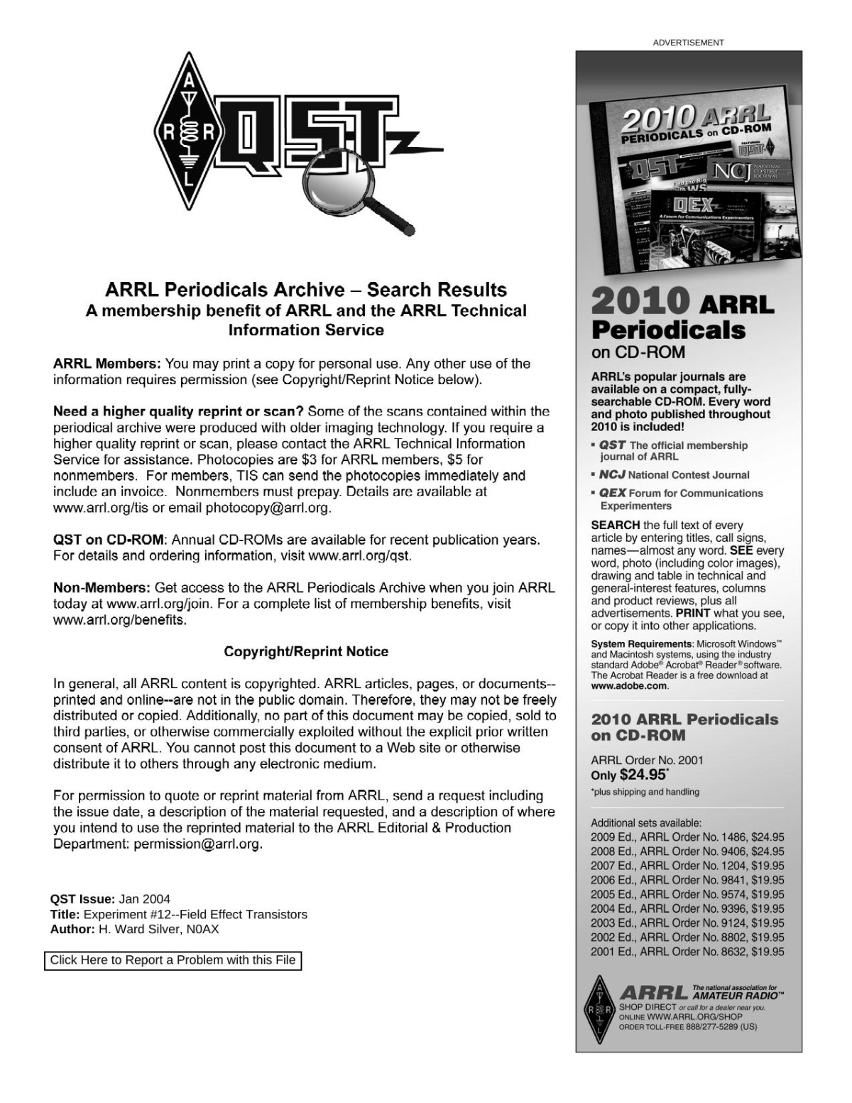 Handson Radio Experiment 12field Effect Transistors Arrl