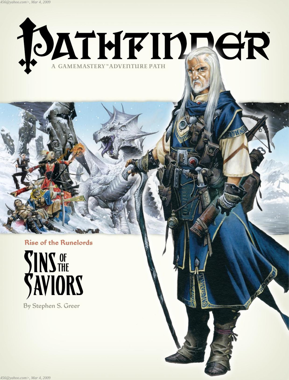 Pathfinder Adventure Path Rise Of The Runelords Part 5 Of 6 Sins Of The Saviors Stephen S Greer