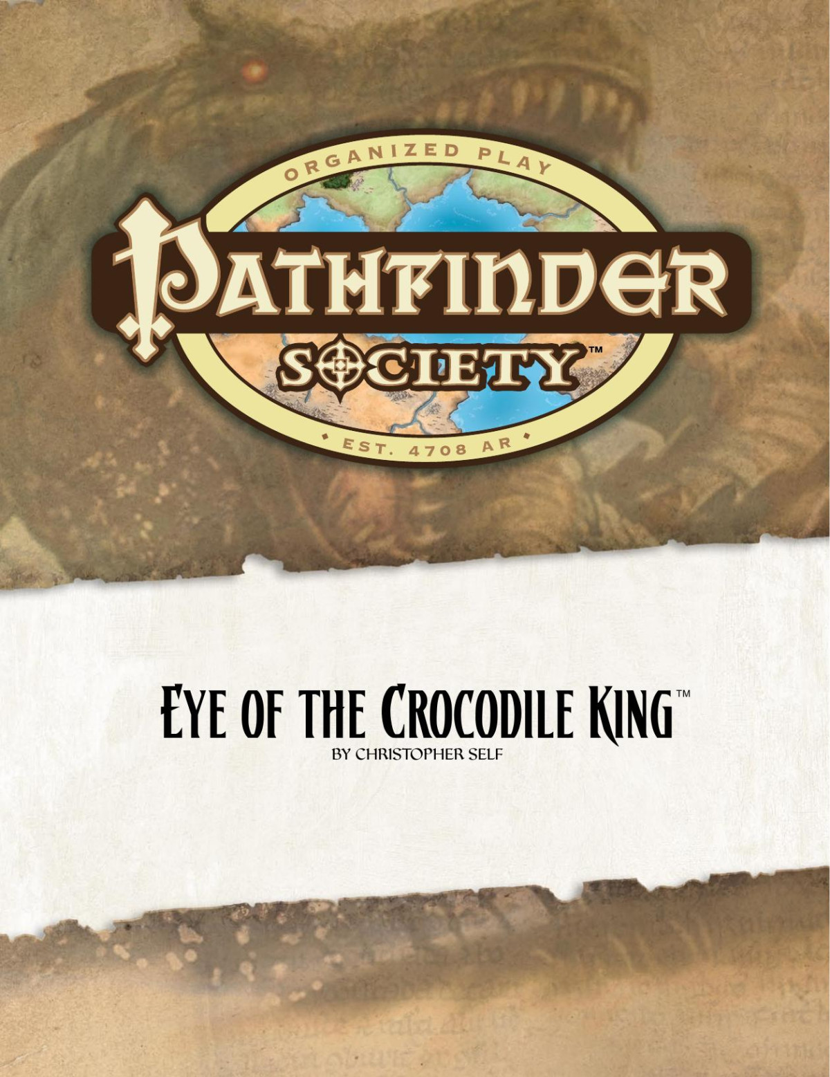 Eye Of The Crocodile King Paizo Publishing Pathfinder Society