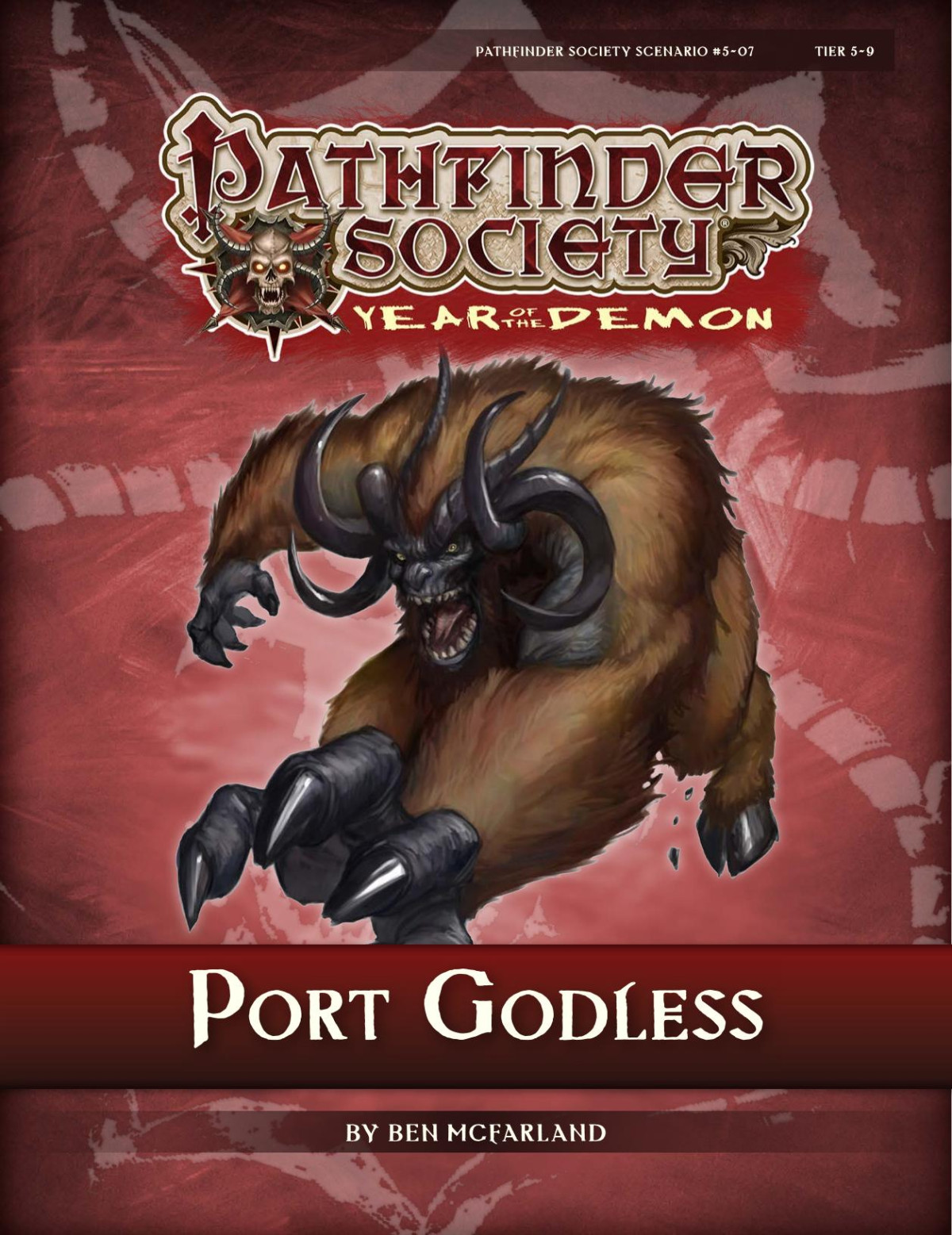 Pathfinder Society Scenario 507 Port Godless Ben Mcfarland