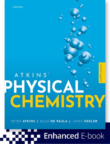 Atkins Physical Chemistry 12th Edition Peter Atkins Julio De Paula