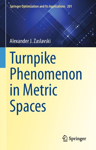Turnpike Phenomenon In Metric Spaces Alexander J Zaslavski