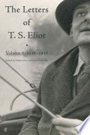 The Letters Of Ts Eliot Volume 8 19361938 T S Eliot