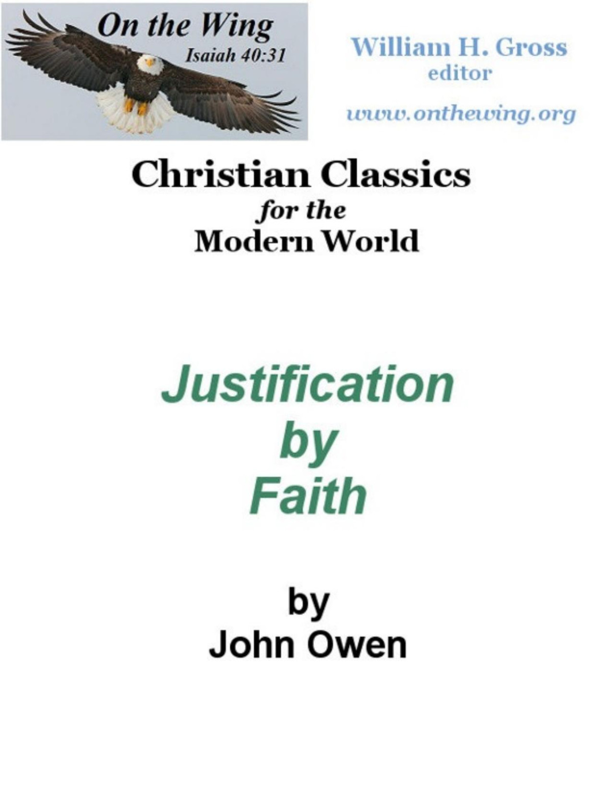 Justification By Faith John Owen