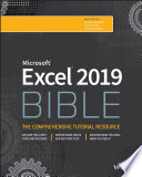Excel 2019 Bible Michael Alexander Richard Kusleika John Walkenbach