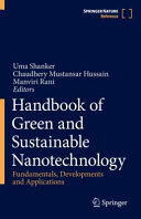 Handbook Of Green And Sustainable Nanotechnology Uma Shanker