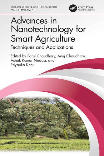 Advances In Nanotechnology For Smart Agriculture 1st Edition Parul Chaudhary