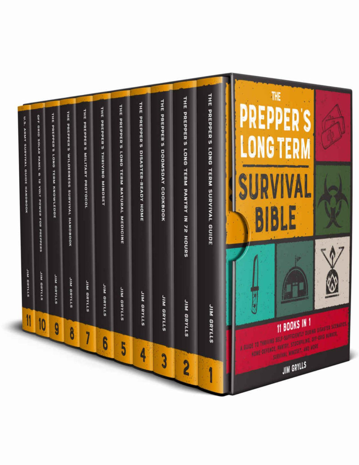 The Preppers Long Term Survival Bible 11 Books In 1 Jim Grylls