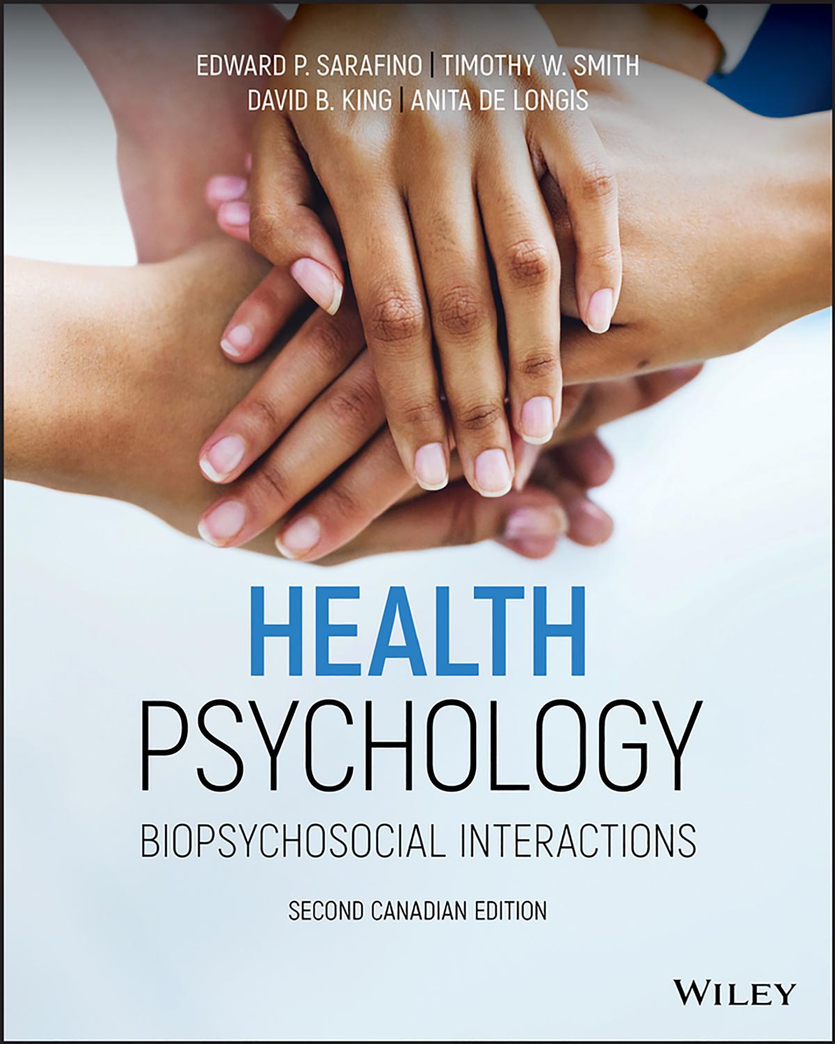 Health Psychology Edward P Sarafino Timothy W Smith David B King