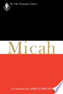 Micah A Commentary James Luther Mays
