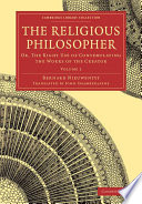 The Religious Philosopher Or The Right Use Of Contemplating The Works Of The Creator Volume 1 Bernard Nieuwentyt