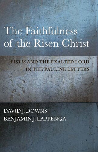 The Faithfulness Of The Risen Christ Pistis And The Exalted Lord In The Pauline Letters David J Downs