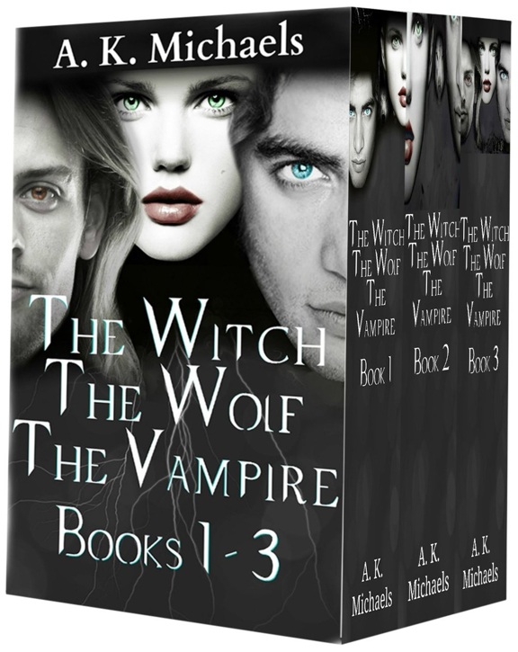 The Witch The Wolf And The Vampire Series Boxed Set Ak Michaels