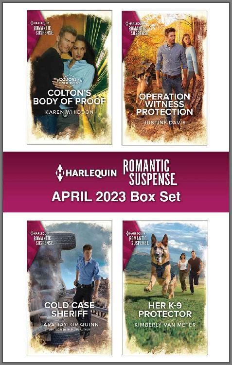 Harlequin Romantic Suspense April 2023 Box Set Karen Whiddon Justine Davis Tara Taylor Quinn Kimberly Van Meter