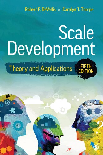 Scale Development Theory And Applications 5th Edition Robert F Devellis Carolyn T Thorpe