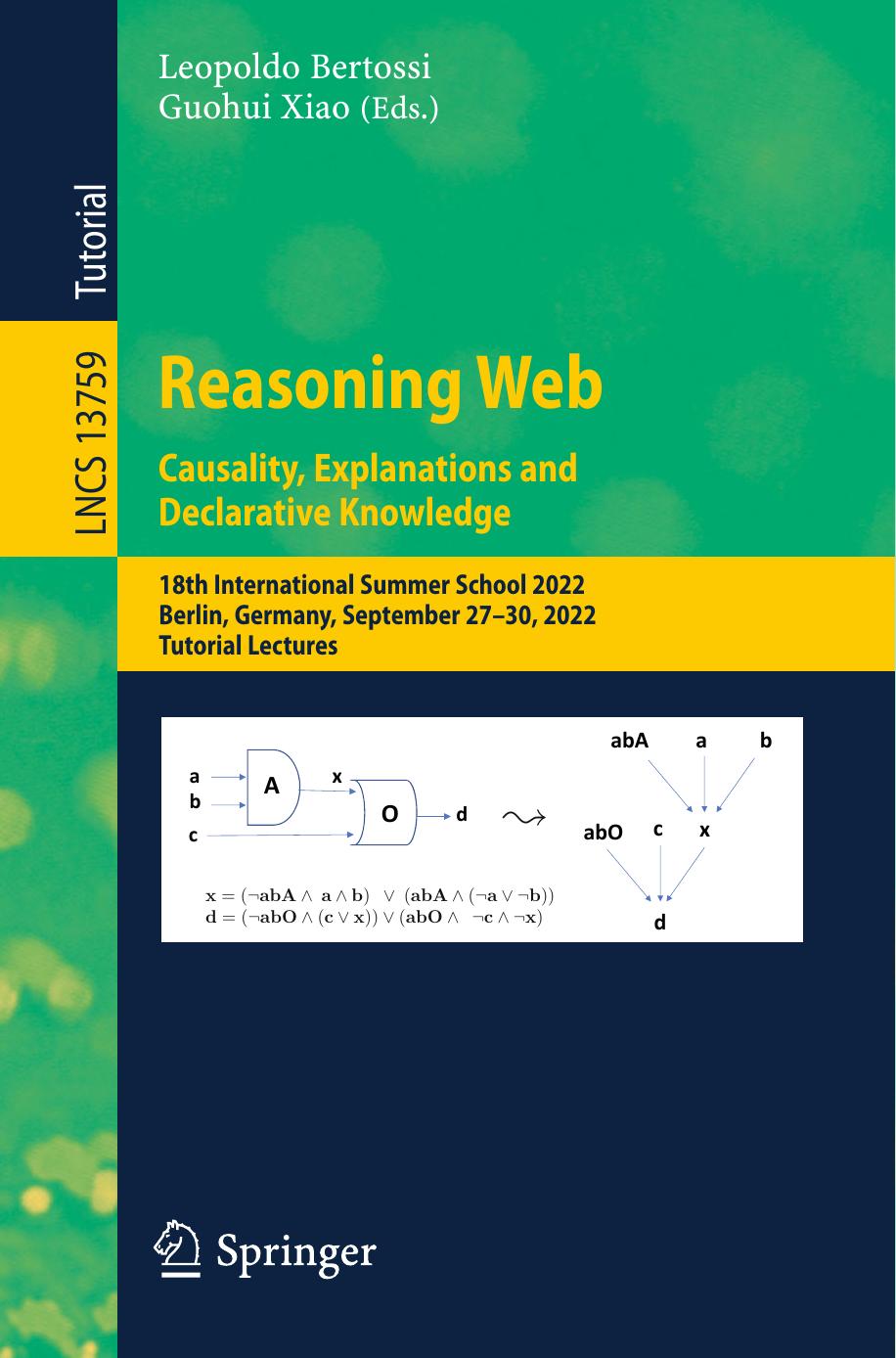Reasoning Web Causality Explanations And Declarative Knowledge Leopoldo Bertossi