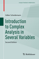 Introduction To Complex Analysis In Several Variables Second Edition 2nd Volker Scheidemann