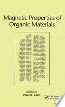 Magnetic Properties Of Organic Materials Paul M Lahti