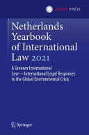 Netherlands Yearbook Of International Law 2021 Danilla Damde Jong