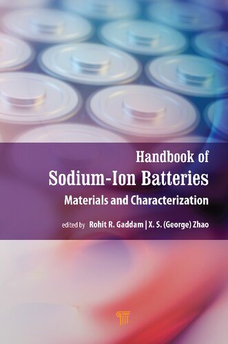 Handbook Of Sodiumion Batteries Materials And Characterization 1st Edition X S George Zhao Editor
