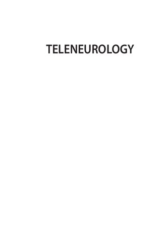 Teleneurology 1st Edition Randall Wright