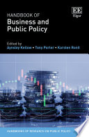 Handbook Of Business And Public Policy Aynsley Kellow Tony Porter